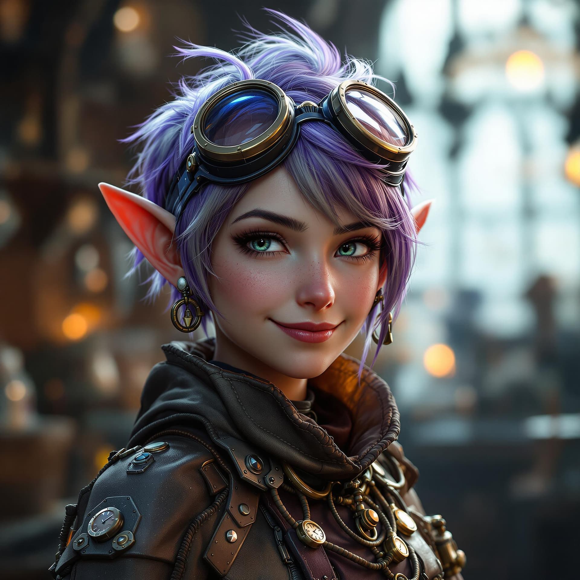 AI generated: Hyper realistic photo, fantasy character portrait, symmetrical art, dungeons and dragons, older fema...