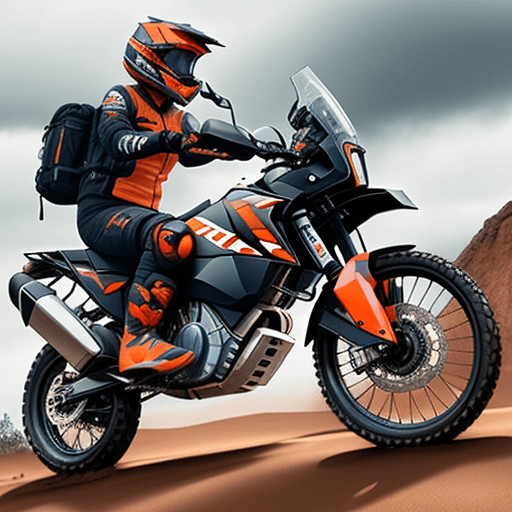 AI generated: KTM 790 Adventure Returns To US Market For 2024