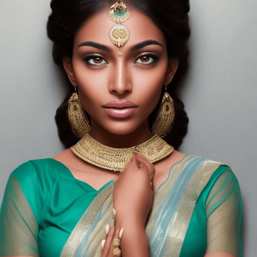 AI generated: Facial Features:
Complexion:

Radiant medium-brown skin with a natural, glowing finish.
A hint of wa...