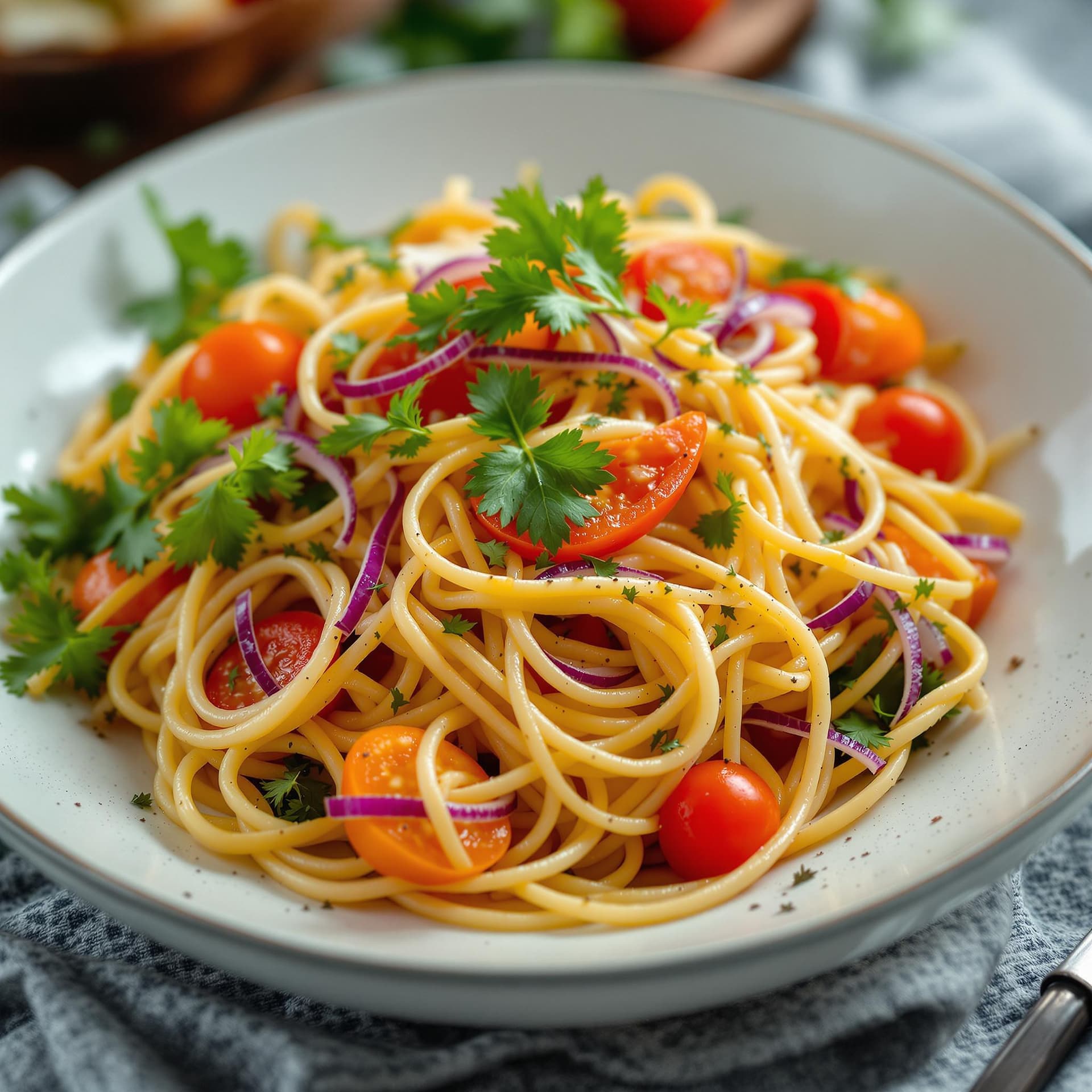AI generated: Colorful, healthy dishes or produce dslr, ultra quality, sharp focus, tack sharp, dof, film grain, F...