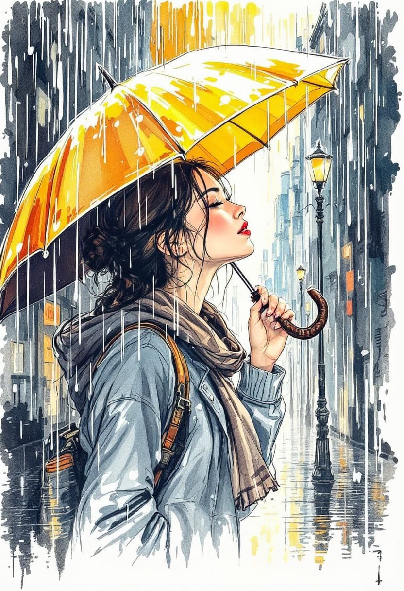 AI generated: Sketch, Beautiful Colored Pencil Line Art, Beautiful Curves, Brush Strokes Technique, Artistic, Beau...
