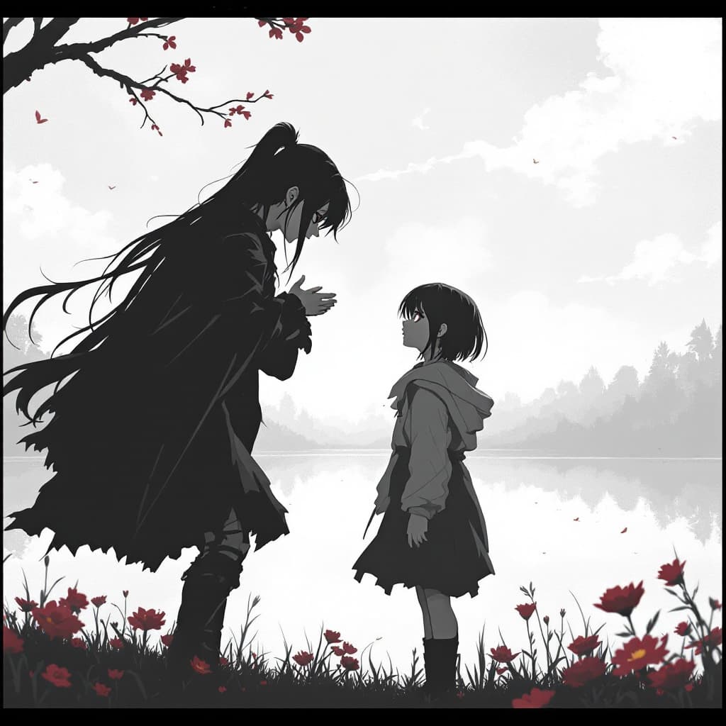 AI generated: Create anime style images A woman is heartbroken