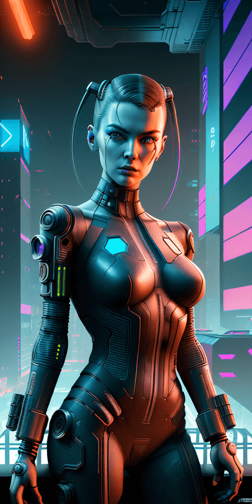 AI generated: android android games for ios or android, in the style of tristan eaton, cyberpunk dystopia, meticul...