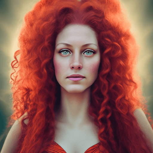AI generated: ((Close-up portrait)), (RAW Photo), Stunning portrait of the beautiful Queen of the Cosmos, with sun...