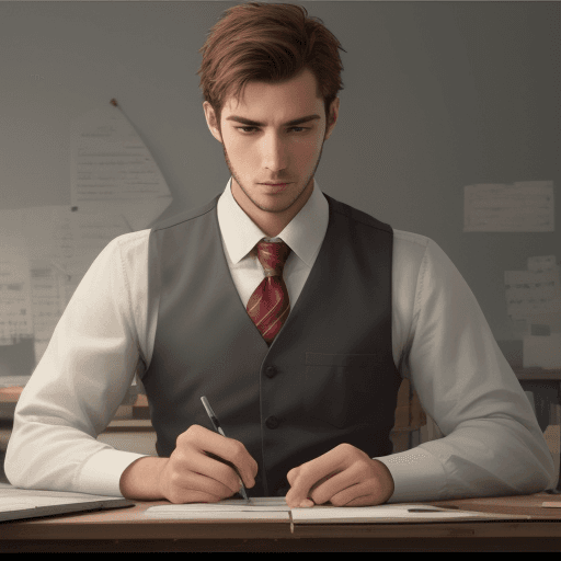 AI generated: a guy and a lot of work is not enough