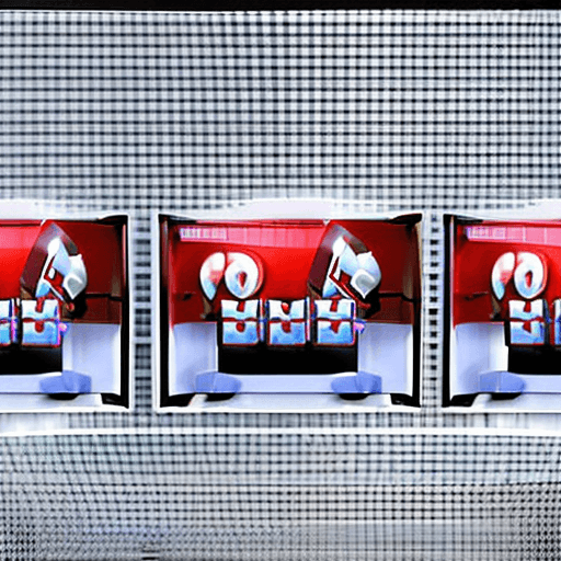 AI generated: 3d, television set, news, hoax, smiles, corrupt media