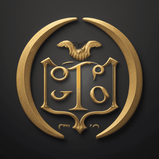 AI generated: a logo like Harry Potter with the golden letter G and P