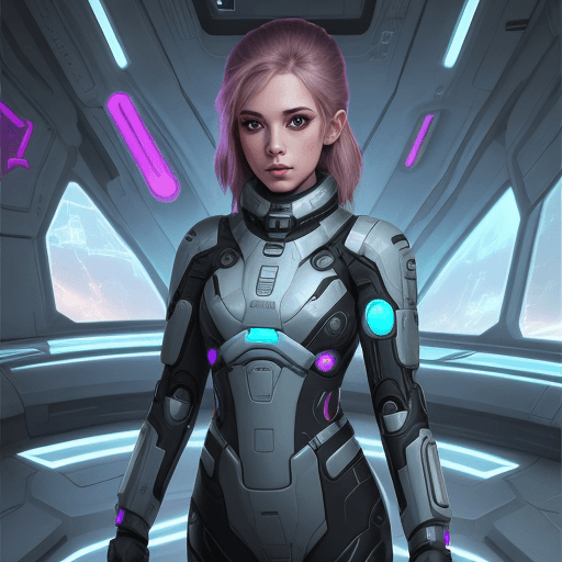 AI generated: Sci fi  modern  girl  




