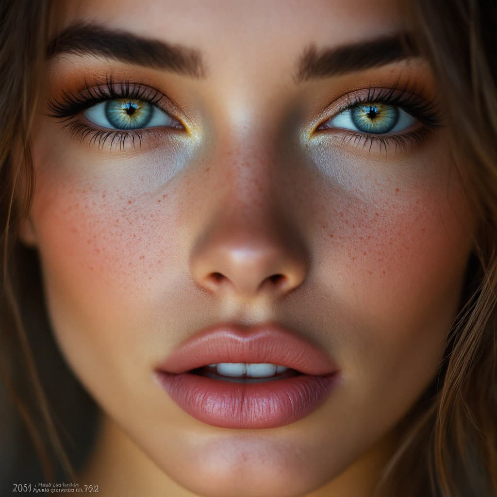 AI generated: close-up of a stunning fashion model no cloths , ultra-realistic portrait, shot on a Sony A7III, hig...