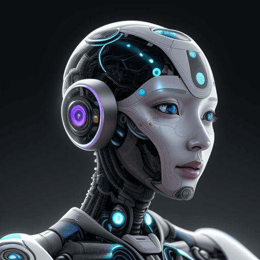 AI generated: Artificial intelligence in 2050, intricate detail, in the art style of what an AI would believe it l...
