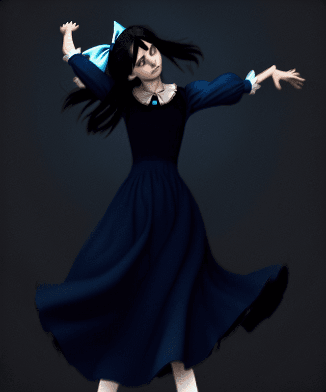 AI generated: high resolution drawing simple but realistic with the bottom part that represents alice ( from alice...