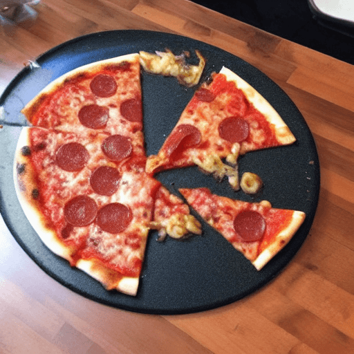 AI generated: No Bad Days ... I Can Eat This Pizza