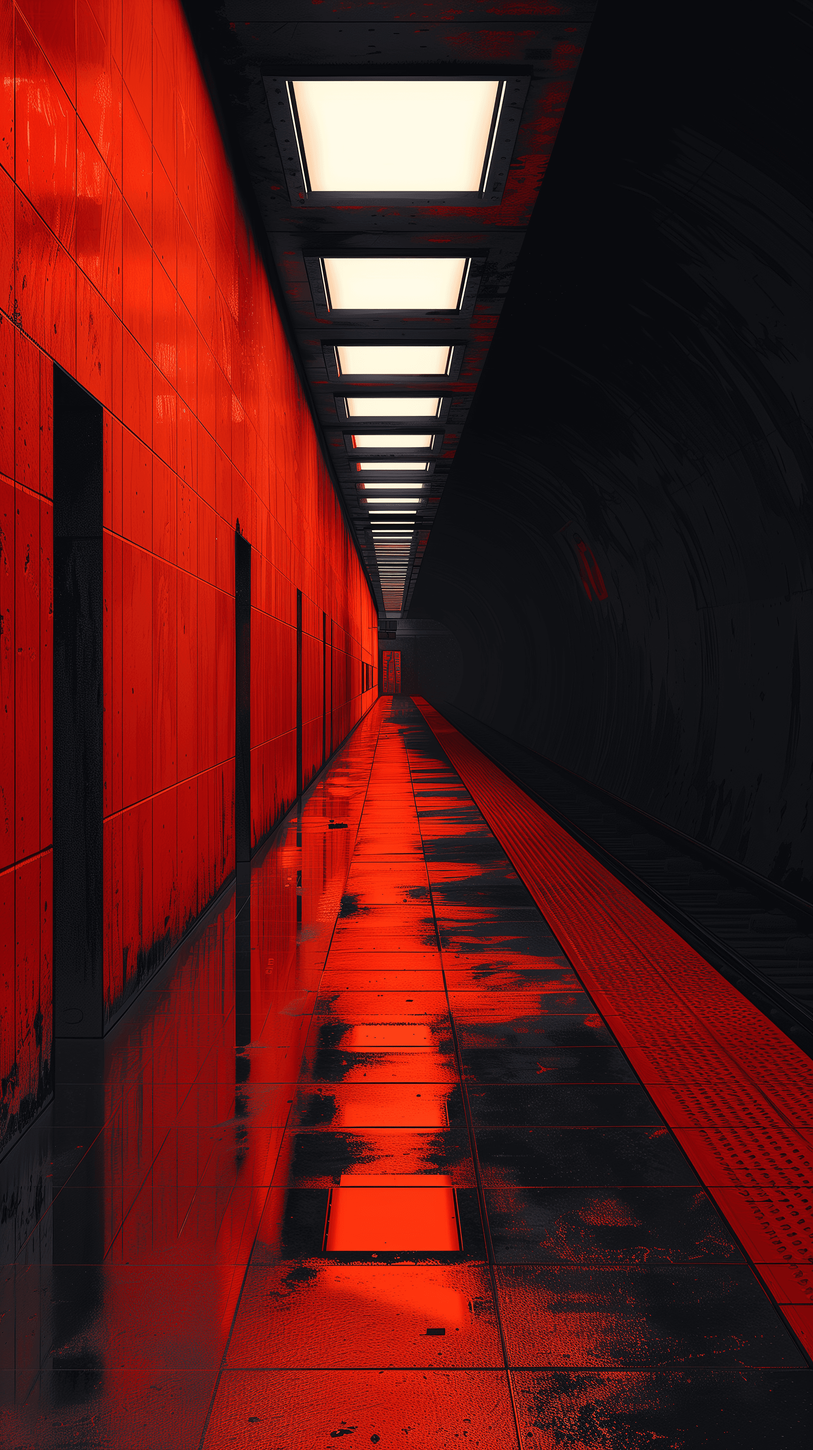 AI generated: illustrate a collection of surreal scenes that defy reality but are rendered in a minimalistic style...