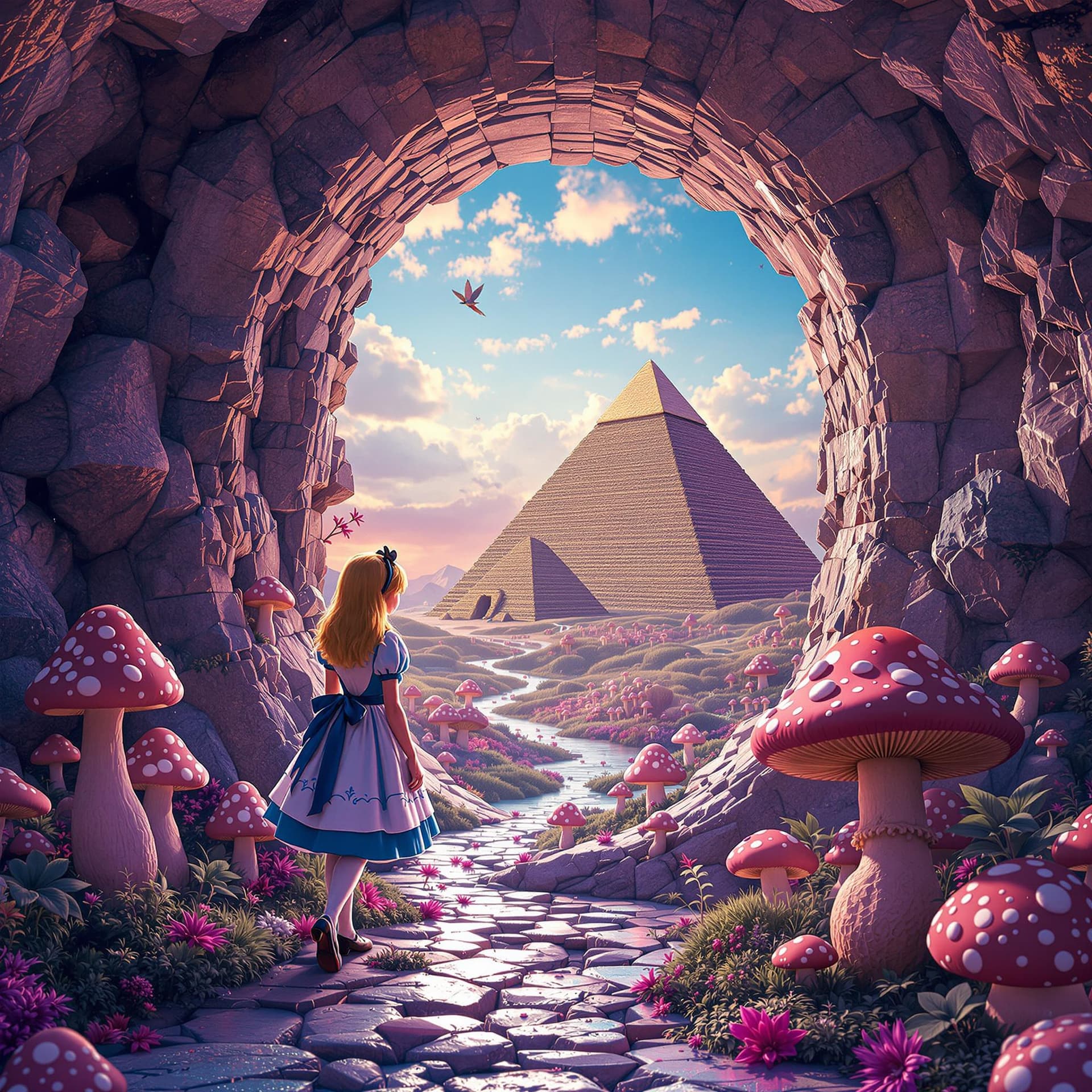 AI generated: In high, surreal, psychedelic detail and rendered in 8k. Reality is merely an illusion, albeit a ver...