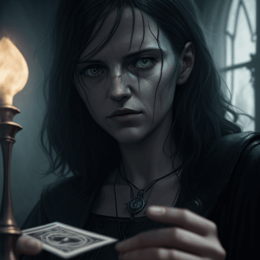 AI generated: reversed tarot card reading
 in the style of cryengine, pegi nicol macleod, realistic genre scenes, ...