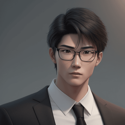 AI generated: https://s.mj.run/XzWAdk8TEag%20Chinese%20young%20man,%20short%20hair,%20wear%20glasses,octane render...