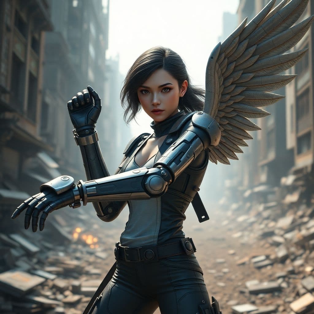 AI generated: Epic fully body CG masterpiece, hdr, dtm, full ha, 8K, ultra detailed graphic tension, dynamic poses...