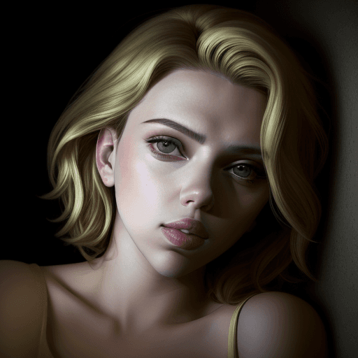 AI generated: Girl - Scarlett Johansson - portrait - photo
Rim Light-Soft Light