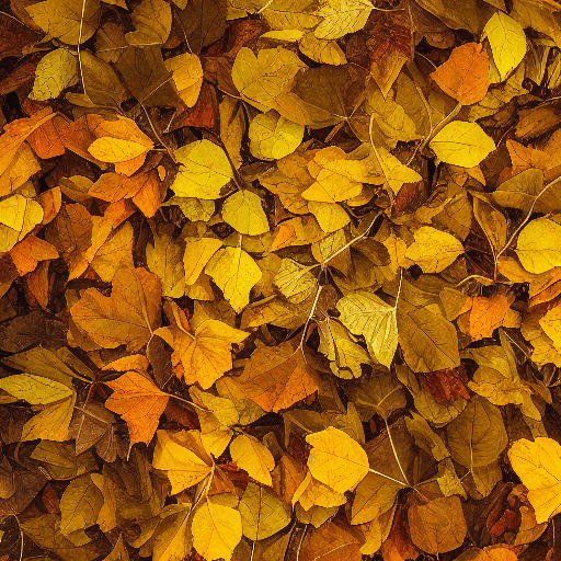 AI generated: autumn leaves, fall colors, autumn season, foliage, crisp air, harvest, autumnal, fallen leaves, gol...