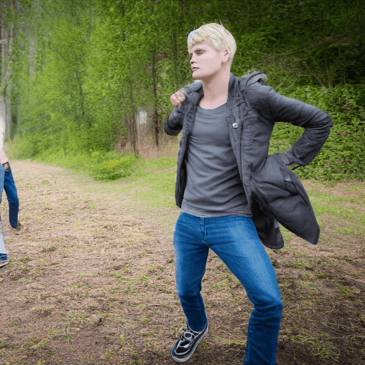 AI generated:  blonde guy, we can see them from feets to head, ultra realistic, very detailed, 8k, shot with Canon...