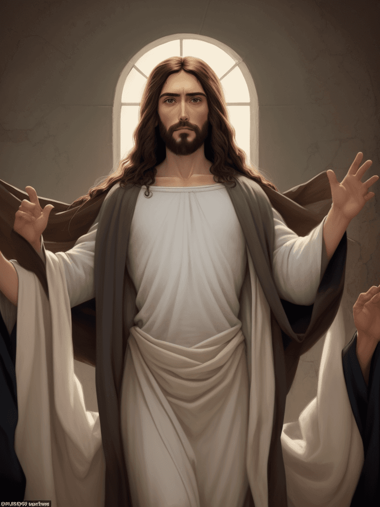 AI generated: jesus
