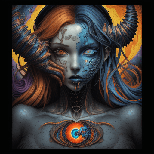 AI generated: (Text:"UNCUT"text)+++++++, Comic Book Vibrancy, Forced Perspectives, Street art, (Pre-Raphaelite Bea...