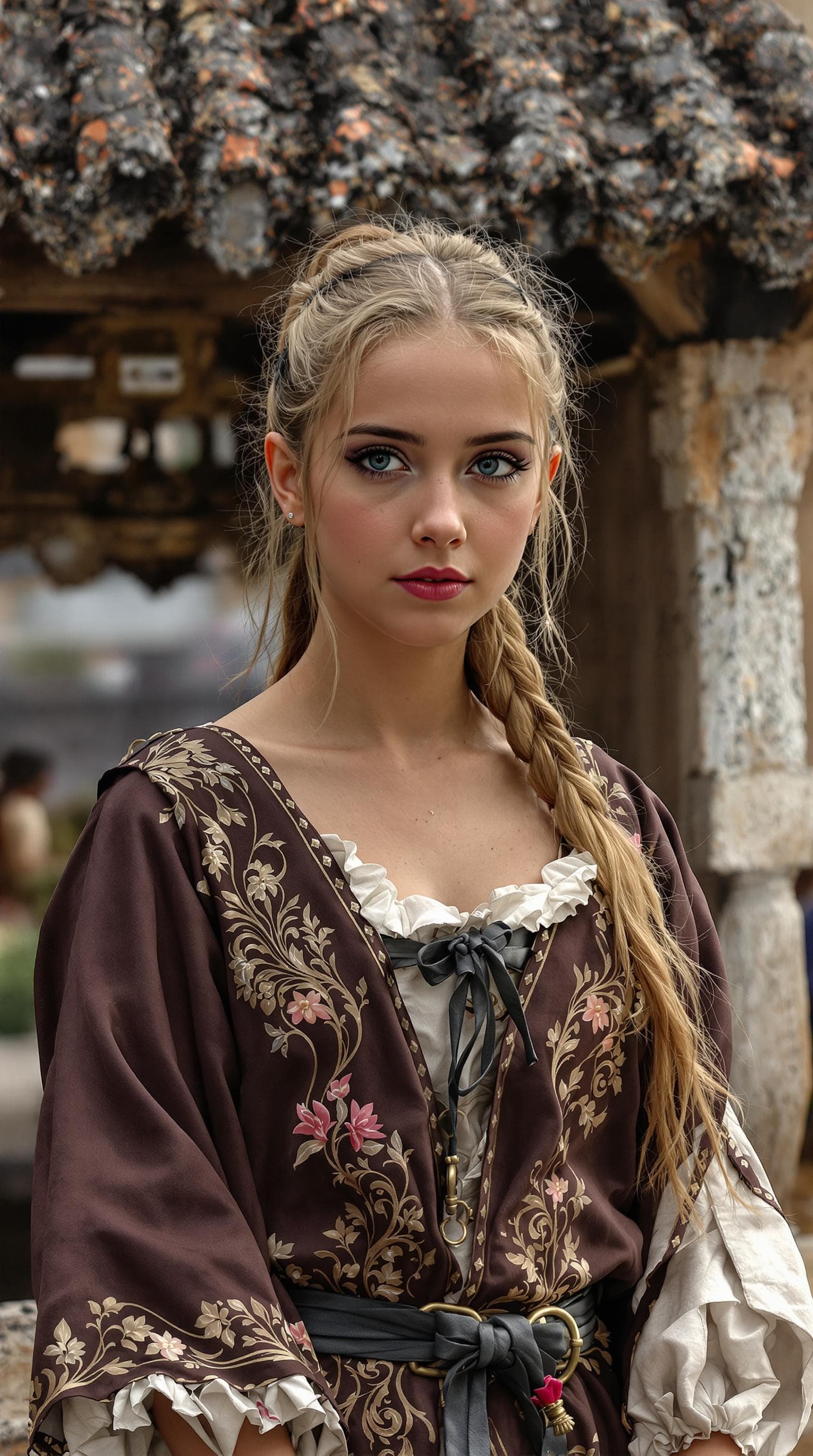 AI generated: a professional photo of a exceptionally beautiful girl in the world (age 11), (eleven year old), lat...