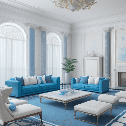 AI generated: High resolution photography interior design, dreamy sunken living room conversation pit, a picture o...