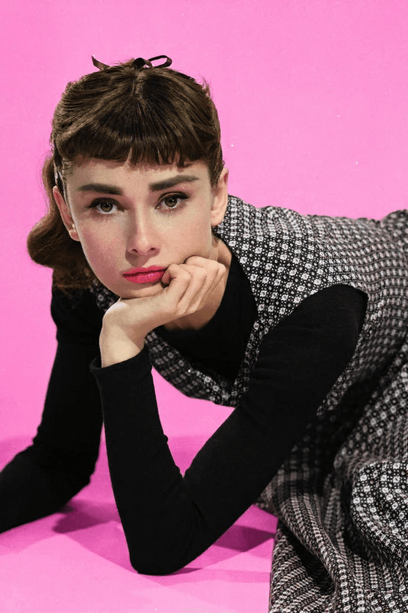 AI generated: Ultra high definition image with pink background.