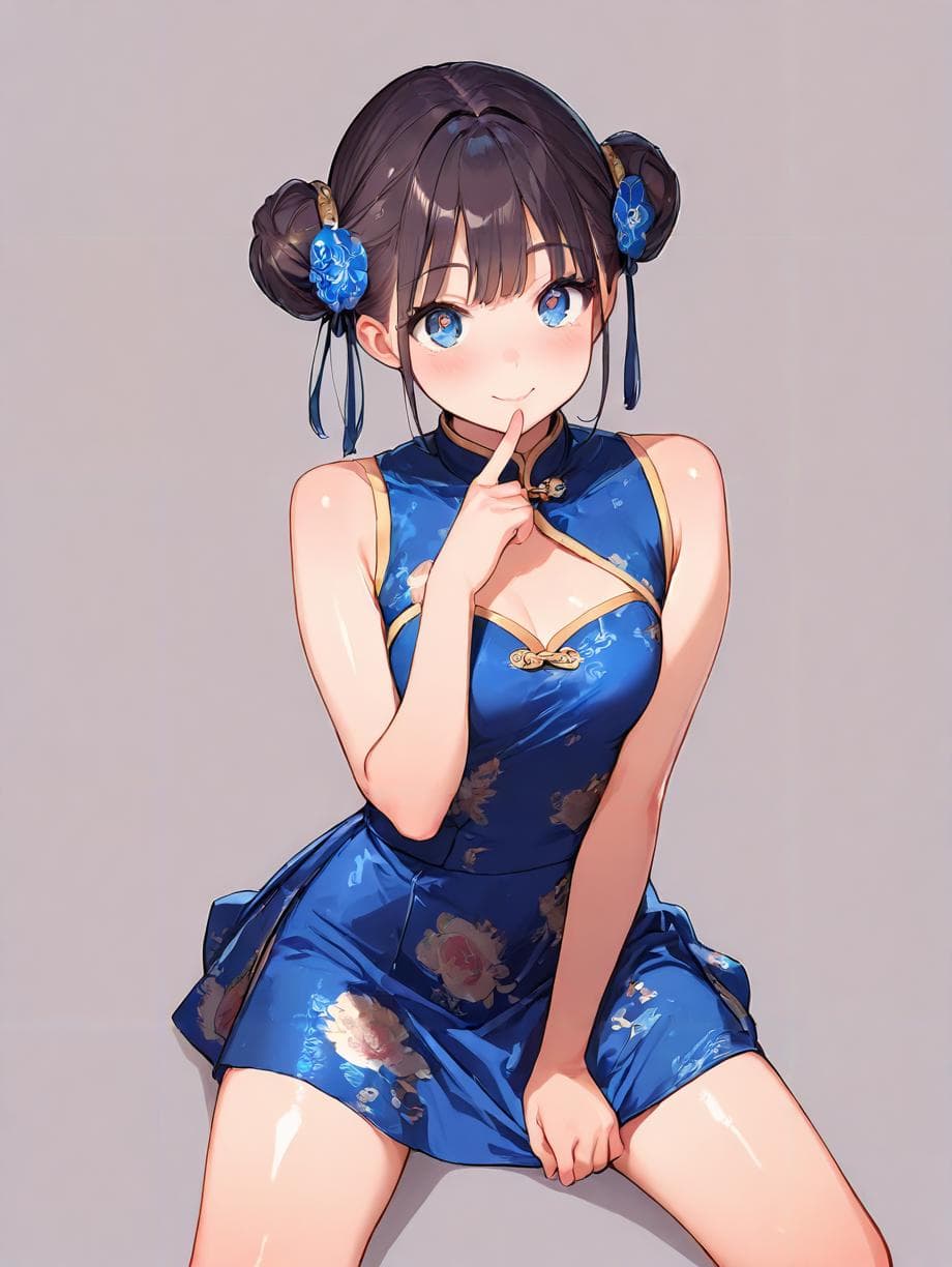 チャイナドレス/china dress(XL,Pony) - Image 4