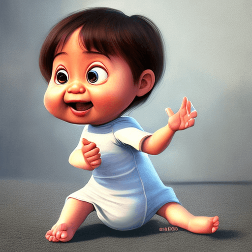AI generated: anies baswedan, baby pixar-like
