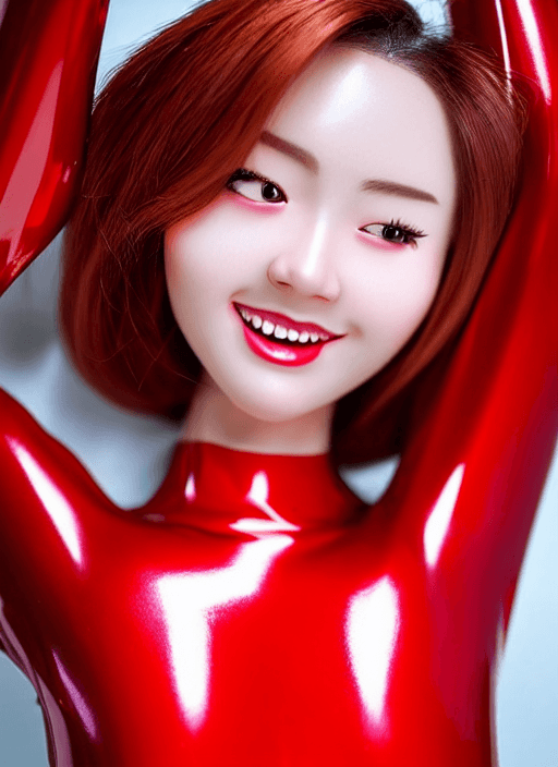 AI generated: Photo of a ultra realistic face, High resolution photography, Beautiful Korean girl (1 girl) wearing...