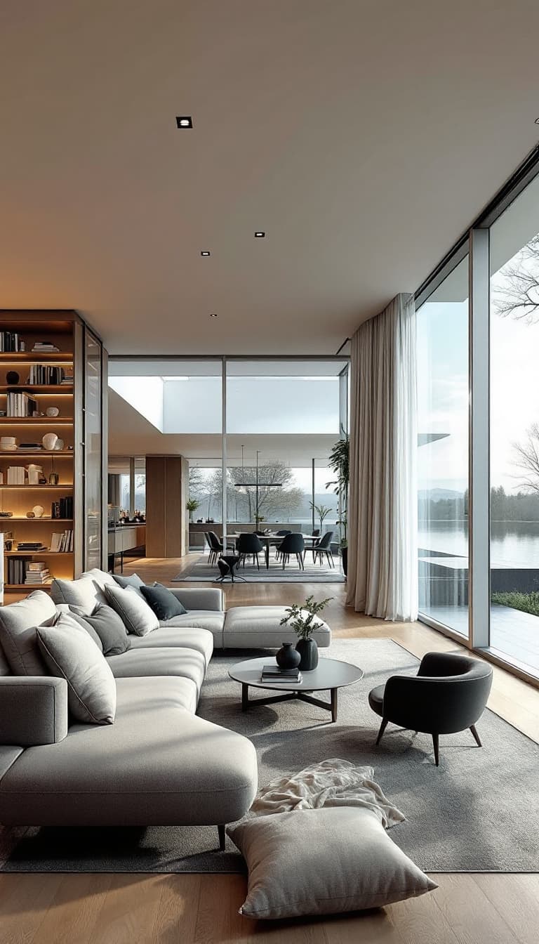 AI generated: DREAM-HOUSE: A breath-taking, modern dream house that embodies the spirit of freedom and experimenta...