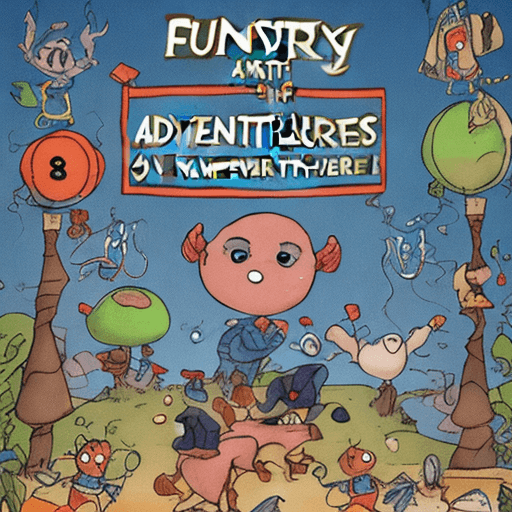 AI generated: funny little men and their adventures