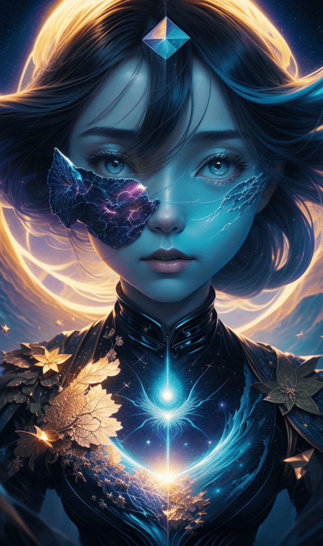 AI generated: photo illustration from a world in the clouds, in the style of tanya shatseva, the stars art group (...