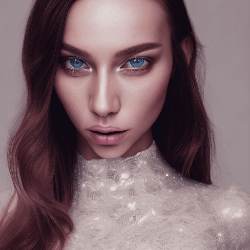 AI generated:  superior photo of perfect body Scandinavian instagram model, translucid elite elegant mini luxury d...