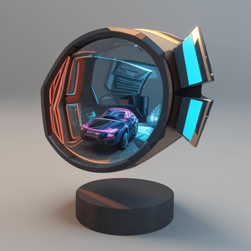 AI generated: 3D Illustration, dreaming, Turn dreams into reality, 3d modeling, with logo "sho3d", colourful, Ster...