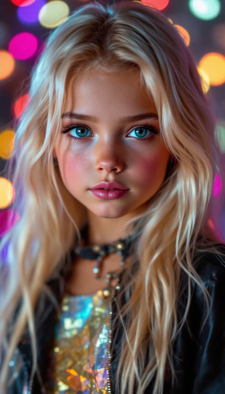 AI generated: a professional photo of a exceptionally of the most beautiful American girl in the world, (age 7), (...