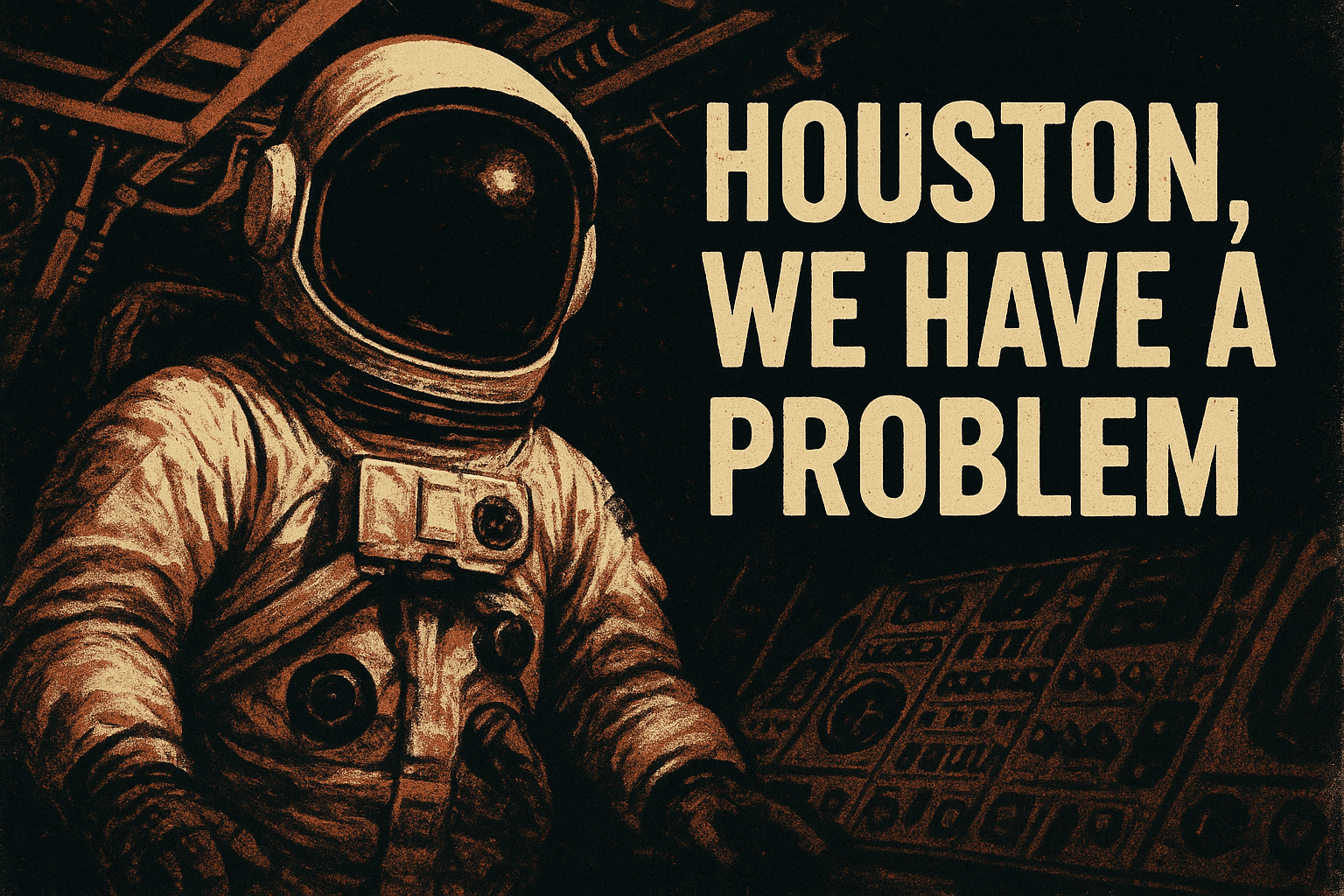 AI generated: Houston, We Have a Problem!