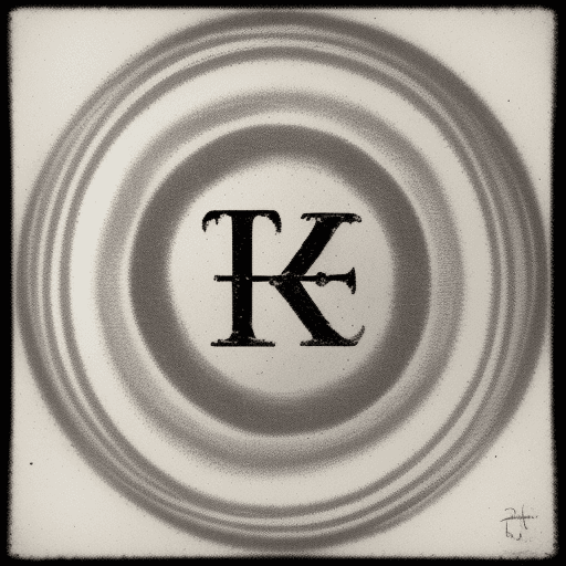 AI generated: readable version of the french words "terre" and "futile" in signature form; surrounded by a simple ...