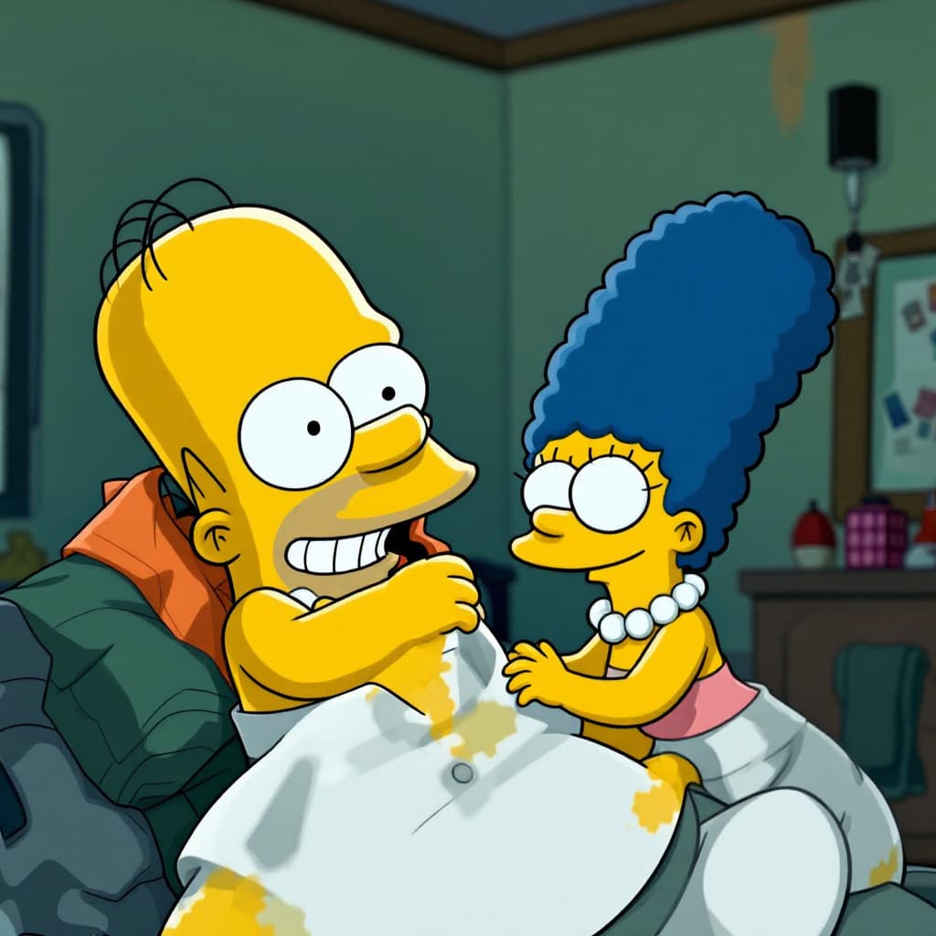 AI generated: homer simpson baby fat