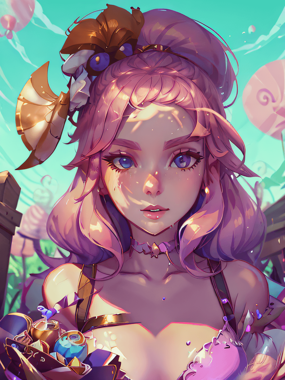 AI generated: C4ndyL4ndAI girl