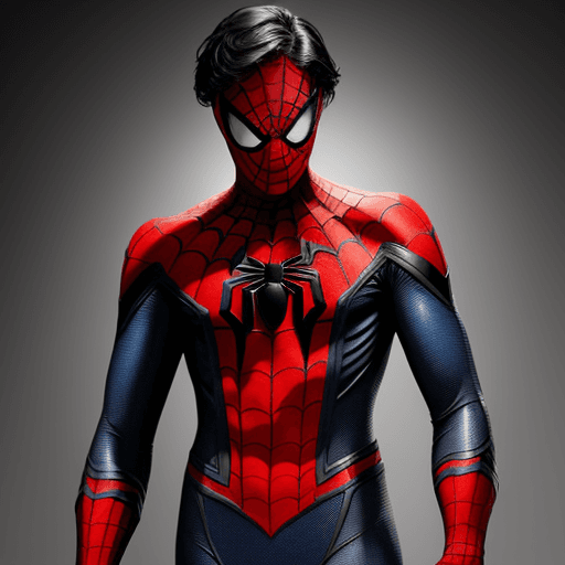 AI generated: Xolo Maridueña as spider-man unmasked