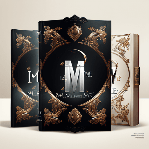 AI generated:  premium book cover design, written "I M ME", 2K, 4K
