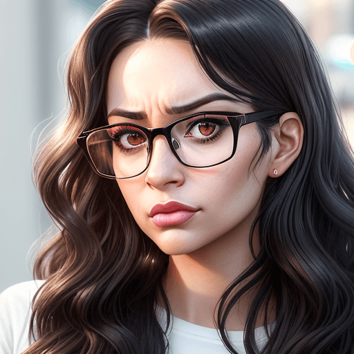 AI generated: a realistic photo of a [average looking 26 year old woman], with [long, wavy, dark hair], looks like...