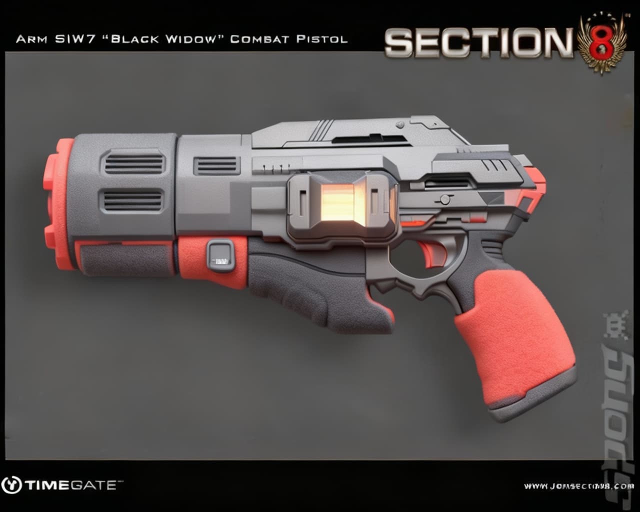 AI generated: Create Bastion Breach heavy: oversized, blocky heavy-weapon with broad drum capacitor, twin vented c...