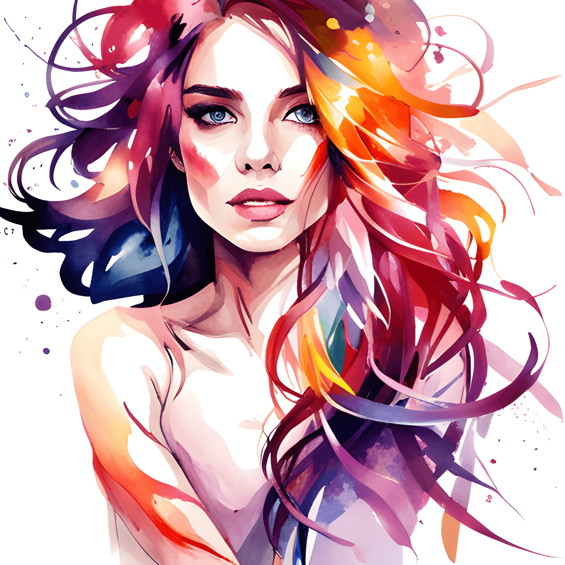 AI generated: (8k, best quality, masterpiece:1.2),(best quality:1.0), (ultra highres:1.0), watercolor, a beautiful...
