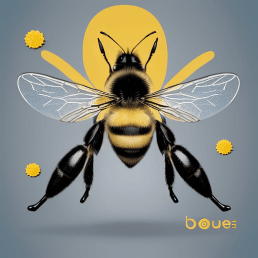 AI generated: bee image, pet, business, logo, versatile, unique, striking and creative, business model, innovation...