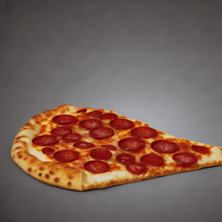 AI generated: visualization of the moment when I tear off a slice of a juicy pizza, and melted cheese oozes out, c...