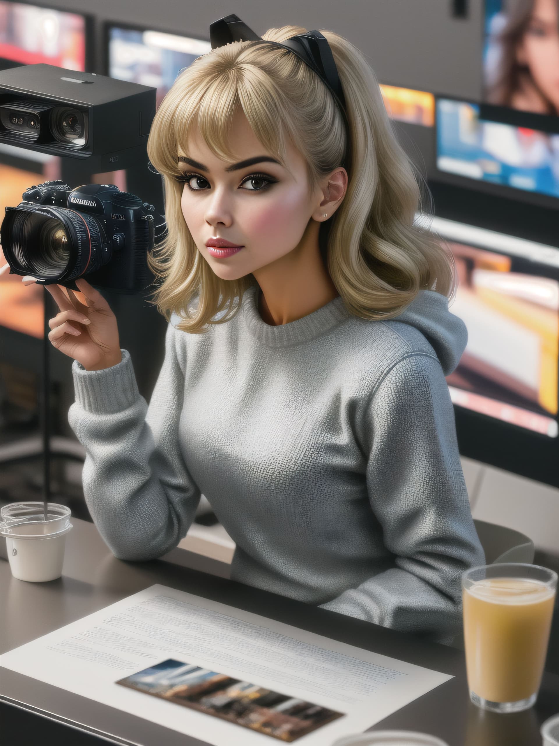 AI generated: best quality,masterpiece,highly detailed,ultra-detailed, close-up RAW, analog style photo of 1girl, ...